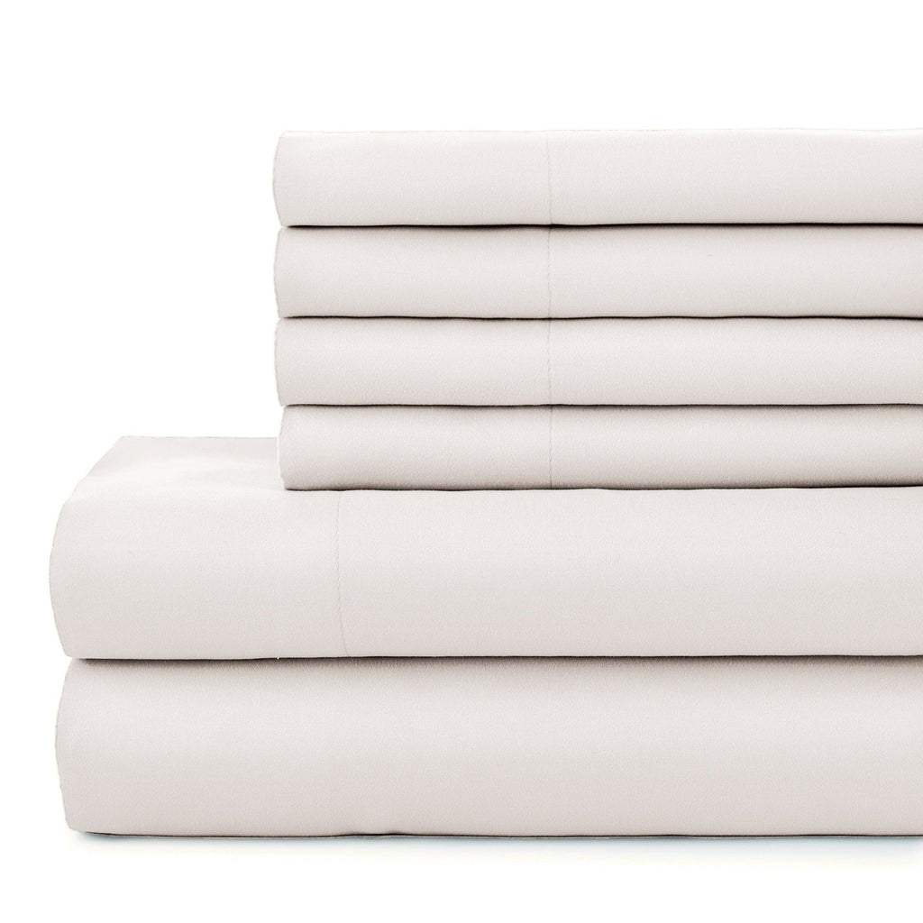 Everyday Essentials 6-Piece Sheet Set in Neutrals