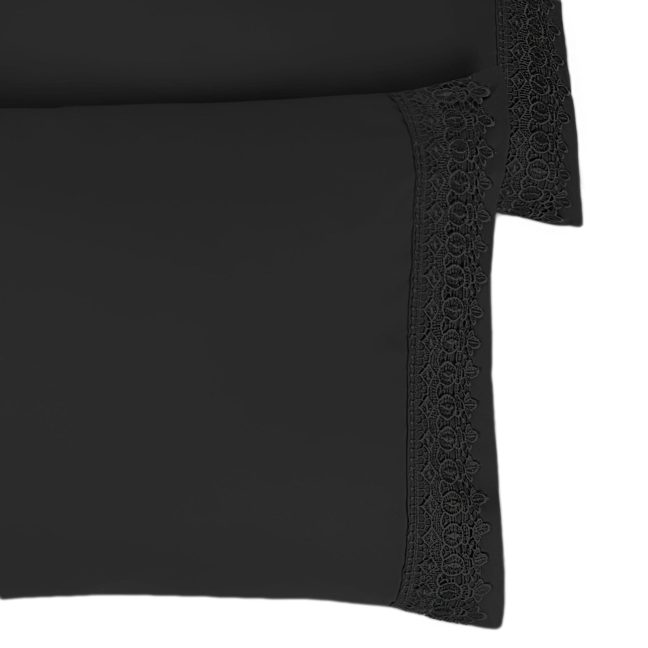 Vilano Lace Hem Pillow Cases