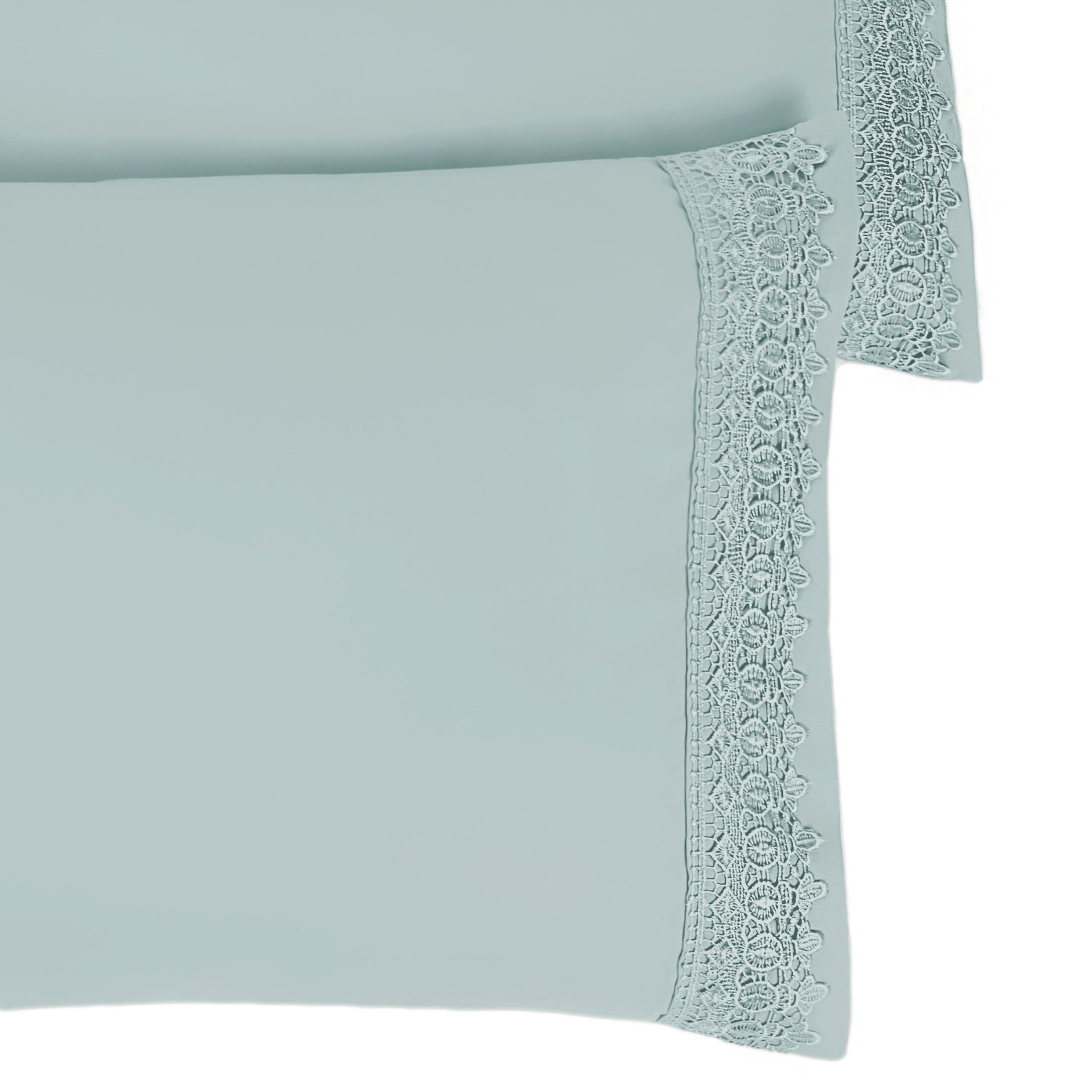 Vilano Lace Hem Pillow Cases