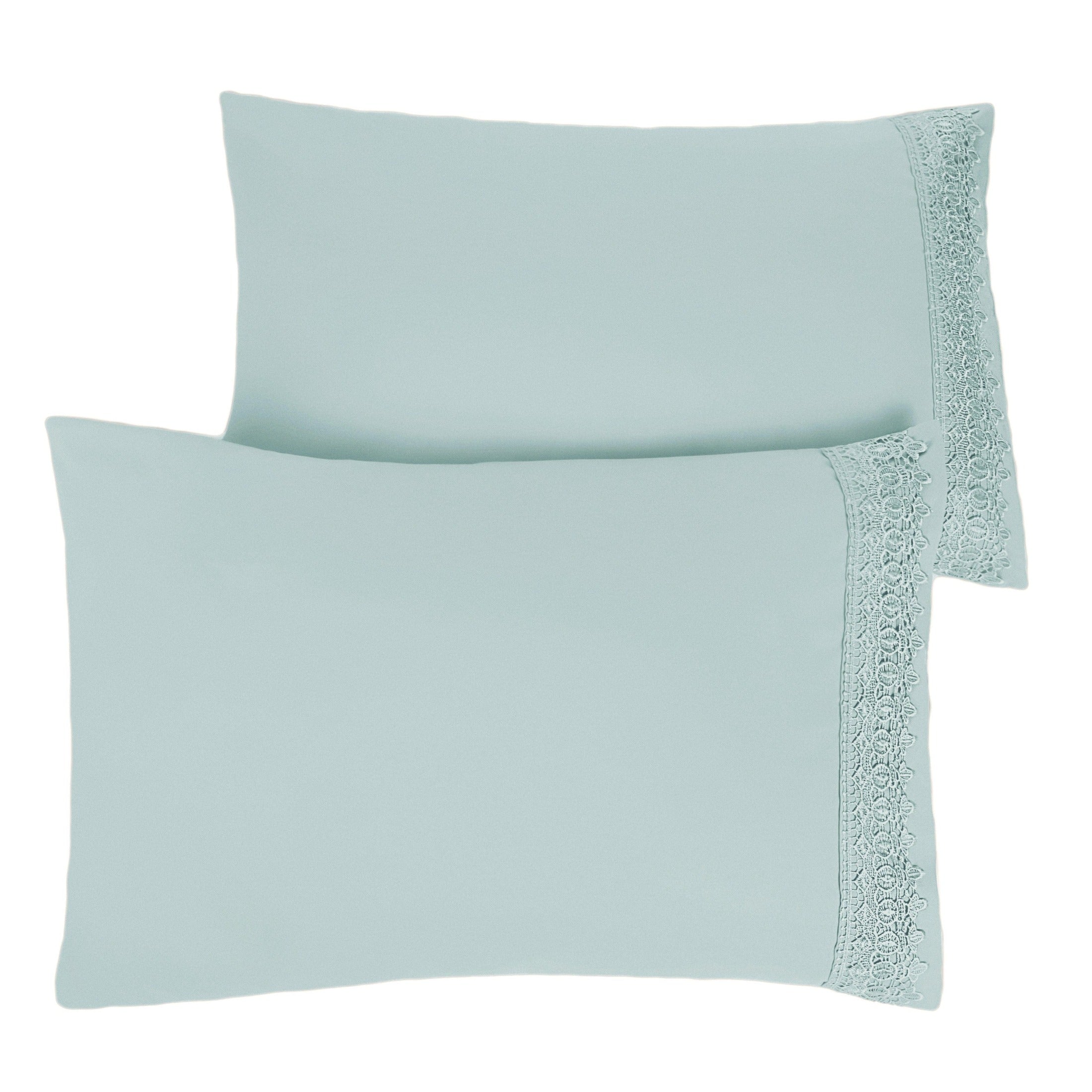 Vilano Lace Hem Pillow Cases