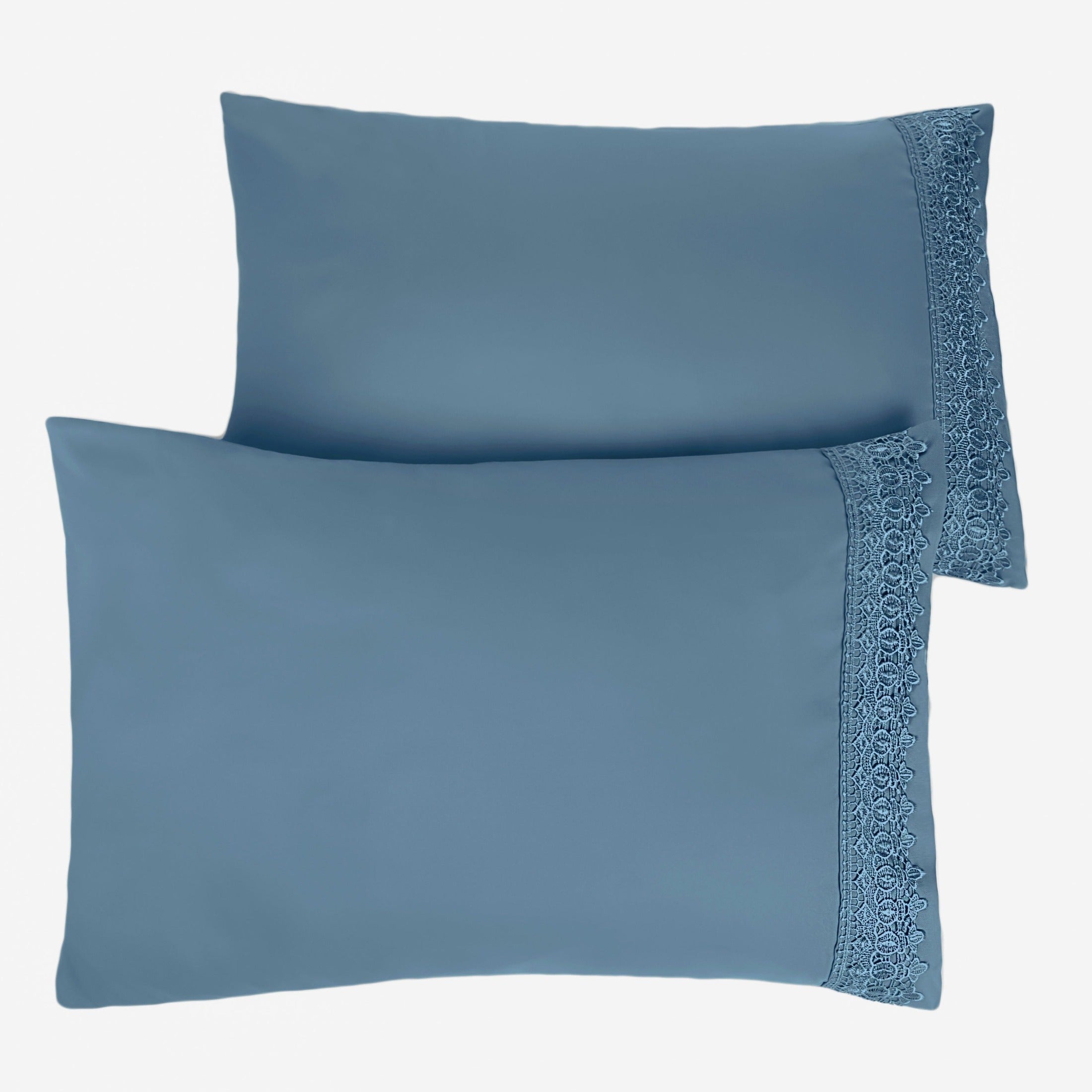 Vilano Lace Hem Pillow Cases