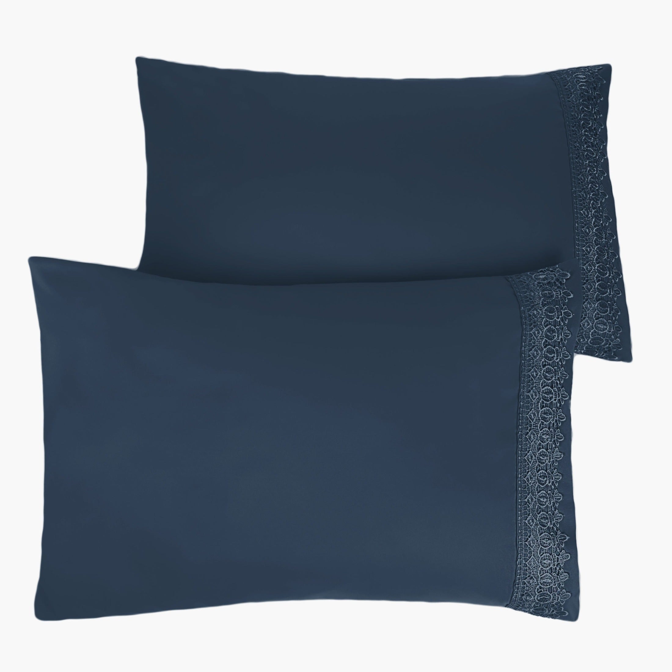 Vilano Lace Hem Pillow Cases