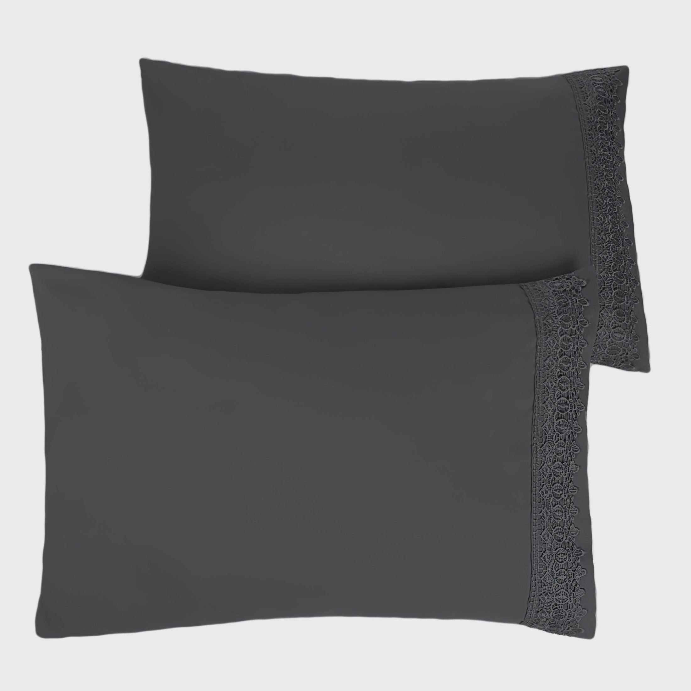 Vilano Lace Hem Pillow Cases