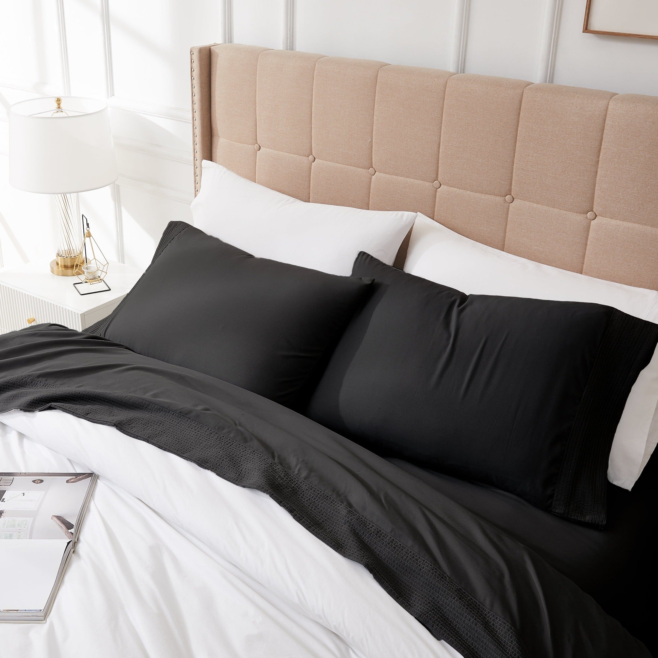 Vilano Extra Deep Pocket Pleated Sheet Set