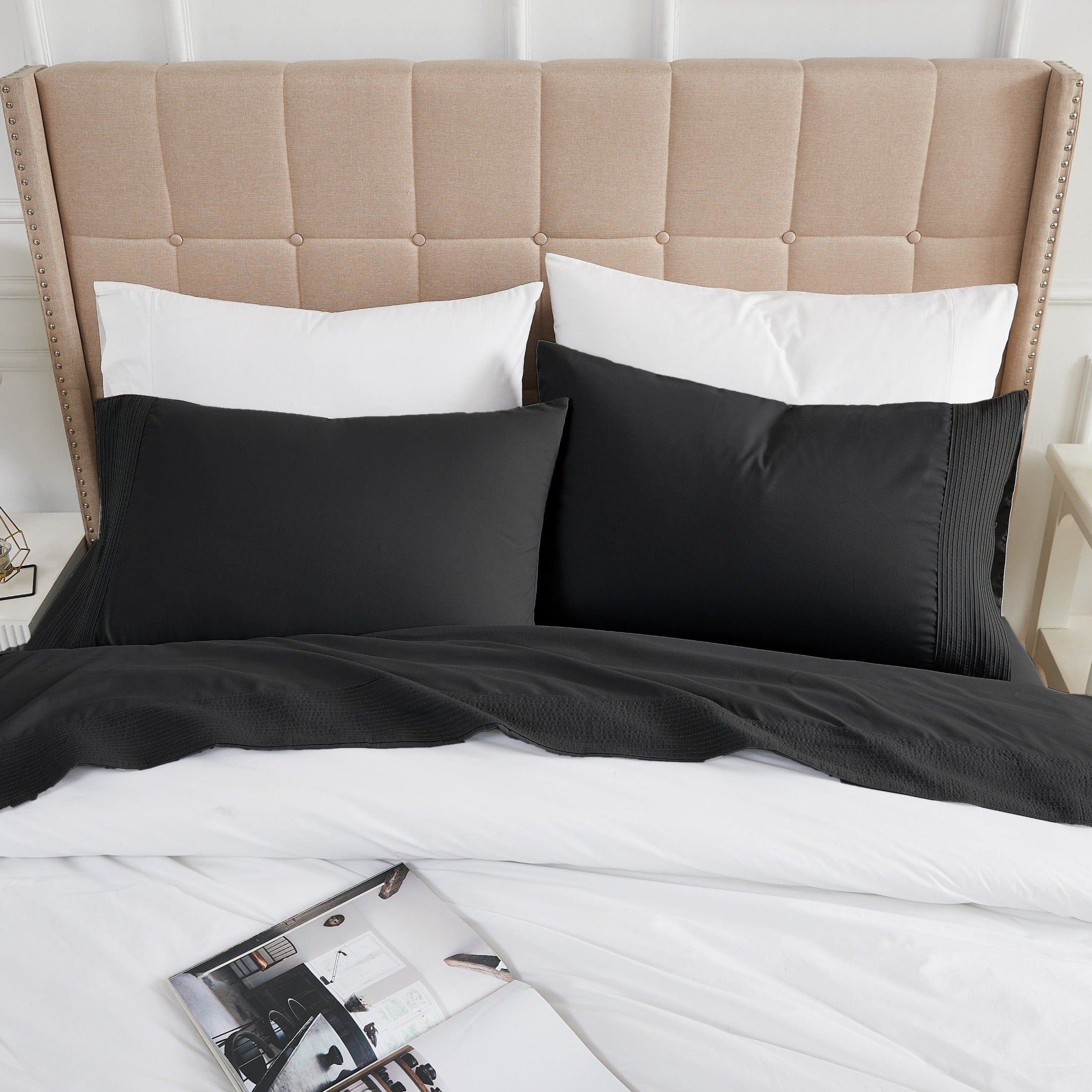 Vilano Extra Deep Pocket Pleated Sheet Set