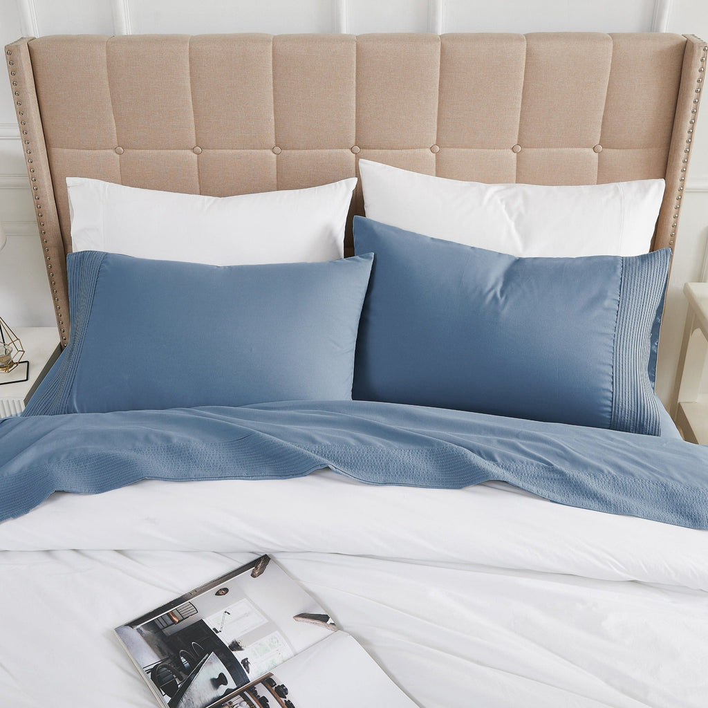 Vilano Extra Deep Pocket Pleated Sheet Set