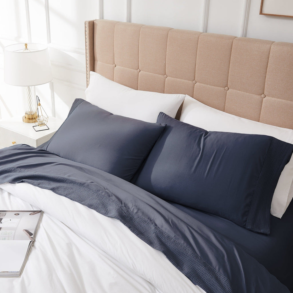 Vilano Extra Deep Pocket Pleated Sheet Set
