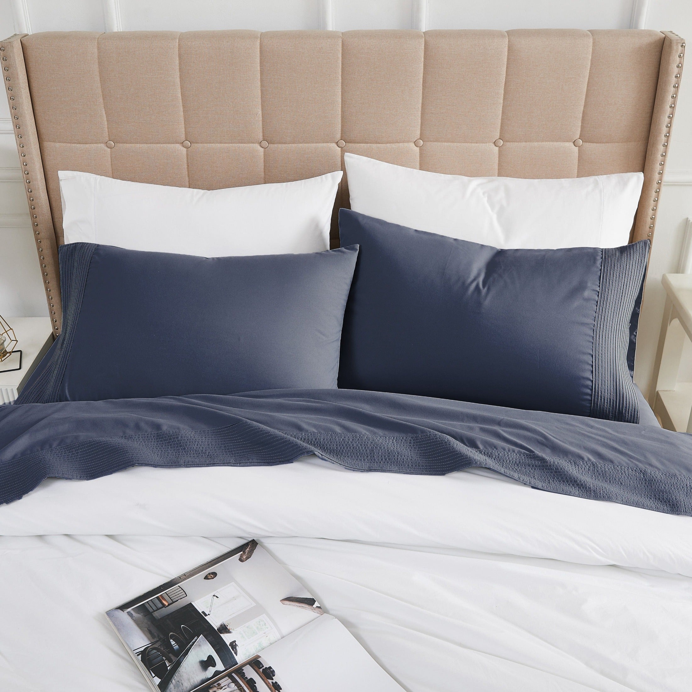 Vilano Extra Deep Pocket Pleated Sheet Set