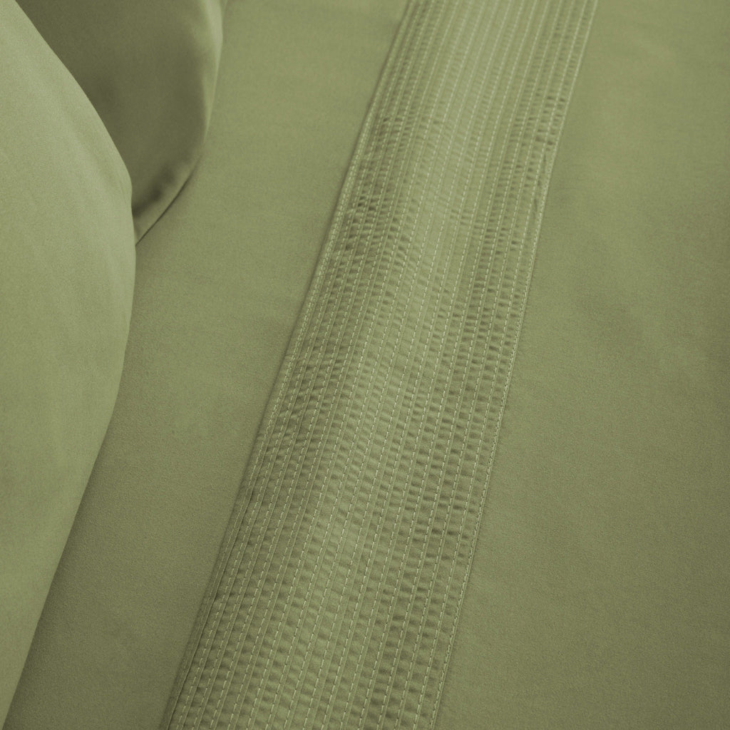 Vilano Extra Deep Pocket Pleated Sheet Set in Earth Tones
