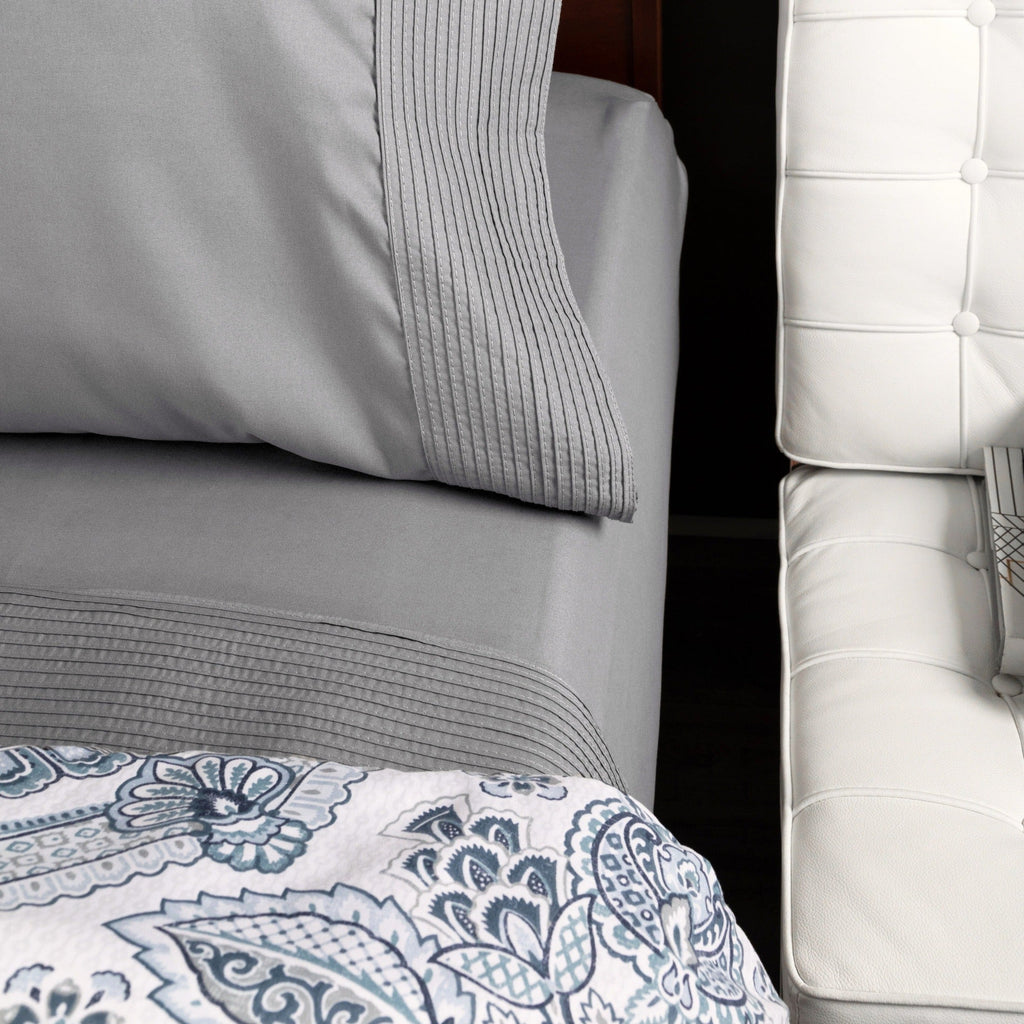 Vilano Extra Deep Pocket Pleated Sheet Set