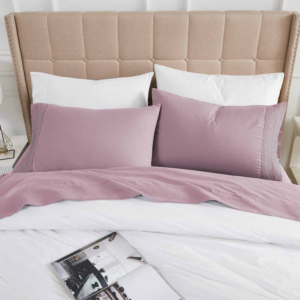 Vilano Extra Deep Pocket Pleated Sheet Set