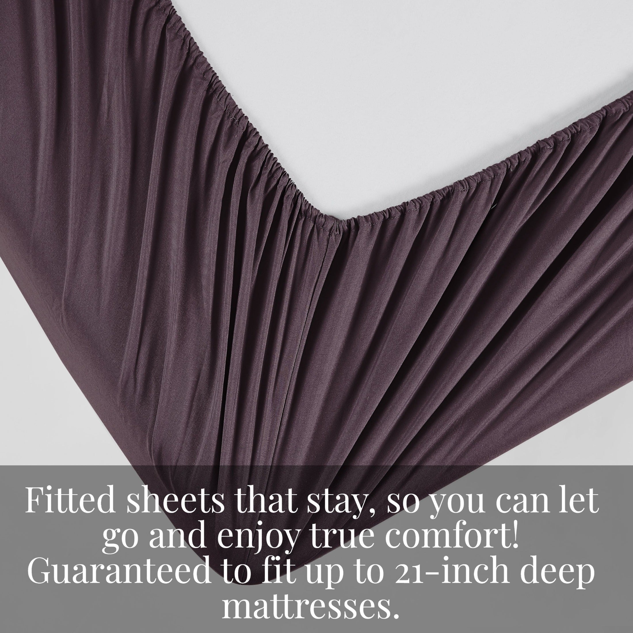Vilano Extra Deep Pocket Pleated Sheet Set