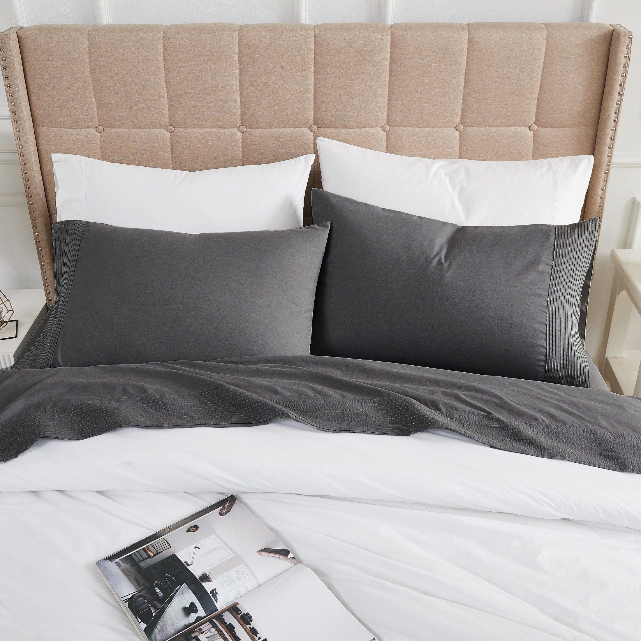 Vilano Extra Deep Pocket Pleated Sheet Set