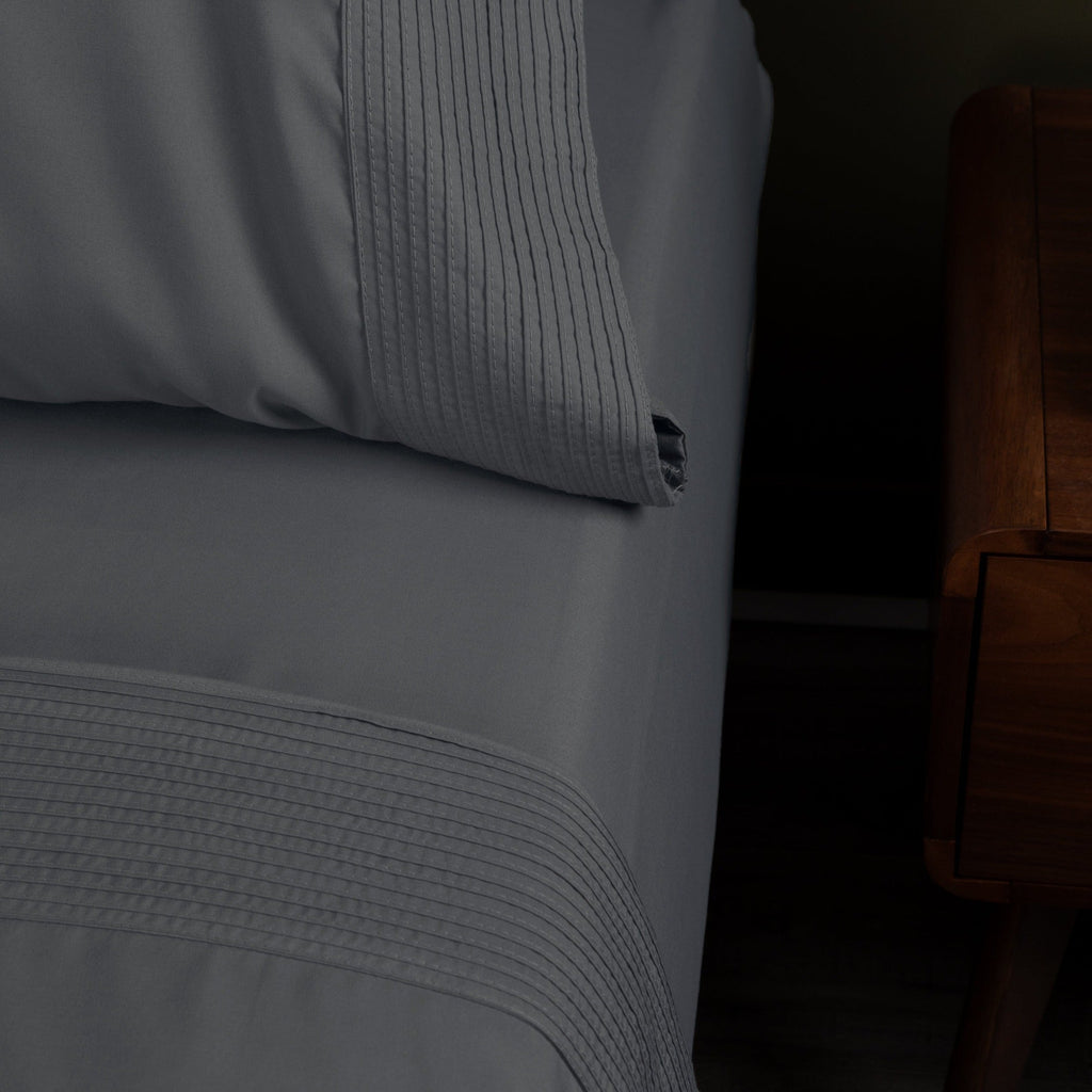Vilano Extra Deep Pocket Pleated Sheet Set