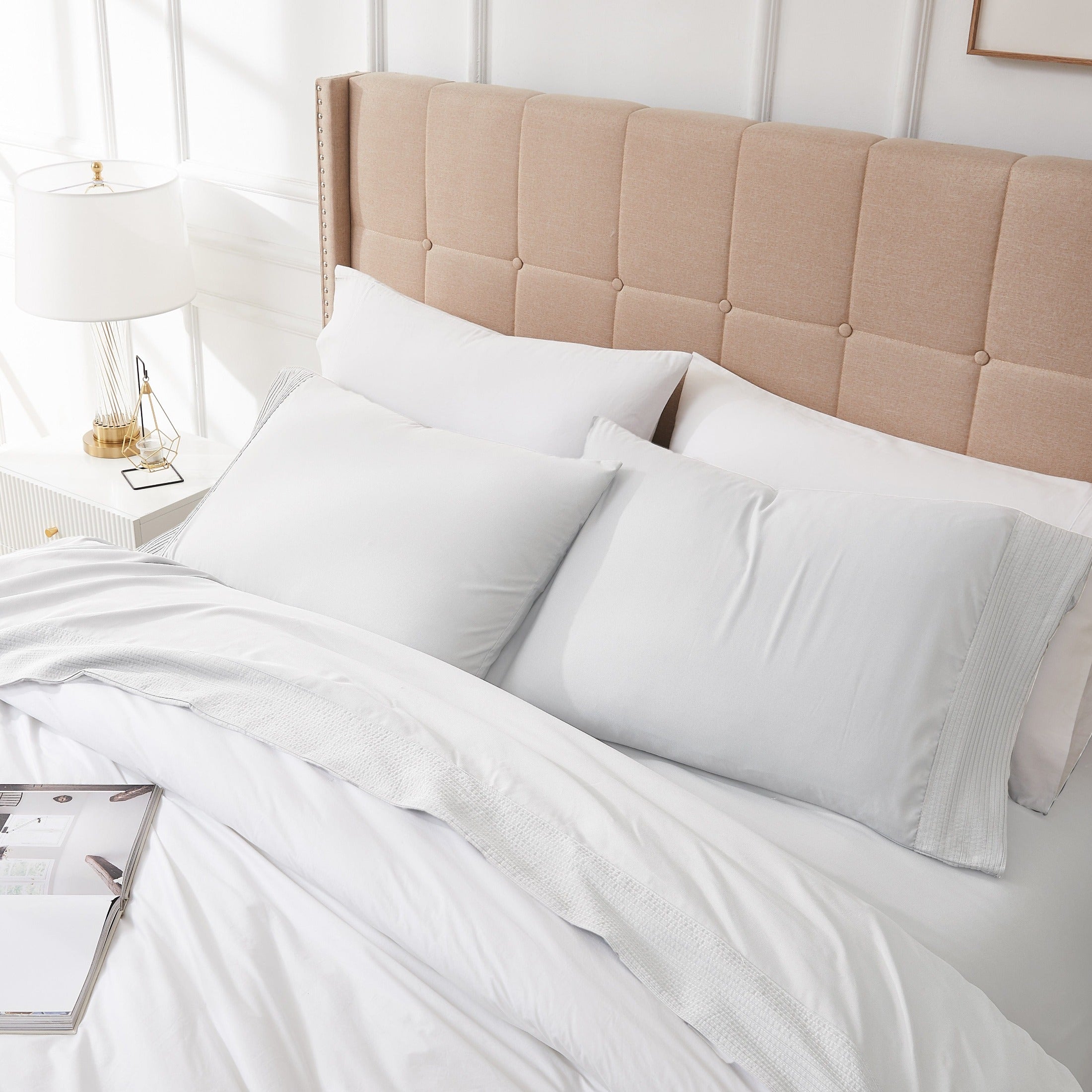 Vilano Extra Deep Pocket Pleated Sheet Set