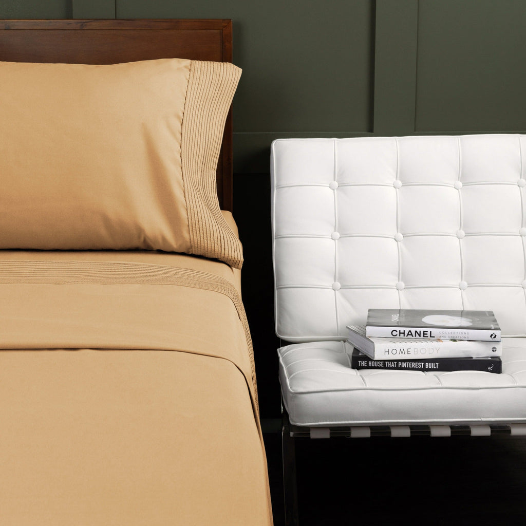 Vilano Extra Deep Pocket Pleated Sheet Set