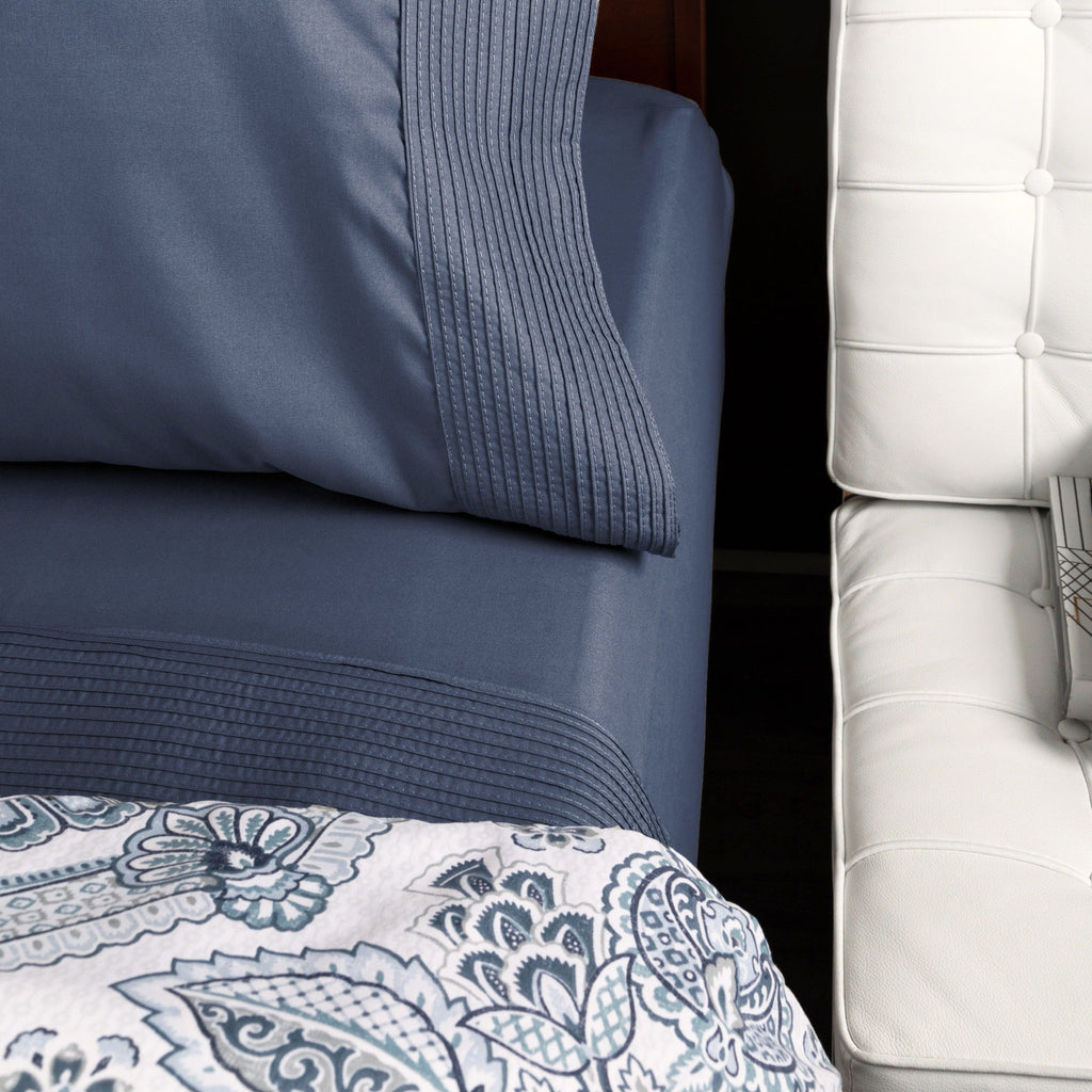 Vilano Extra Deep Pocket Pleated Sheet Set