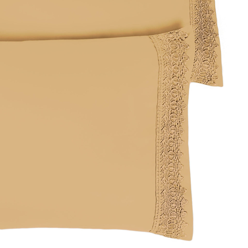 Vilano Lace Hem Pillow Cases