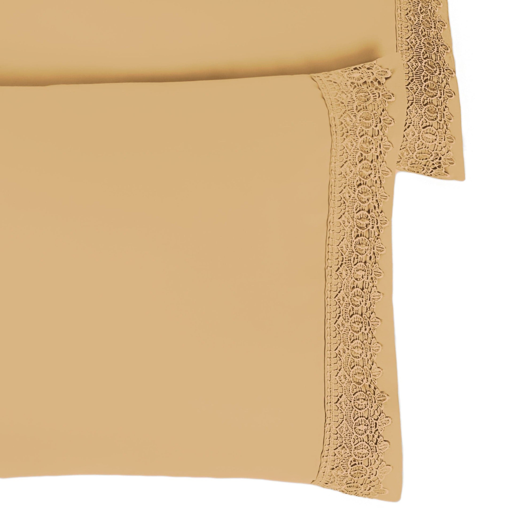 Vilano Lace Hem Pillow Cases