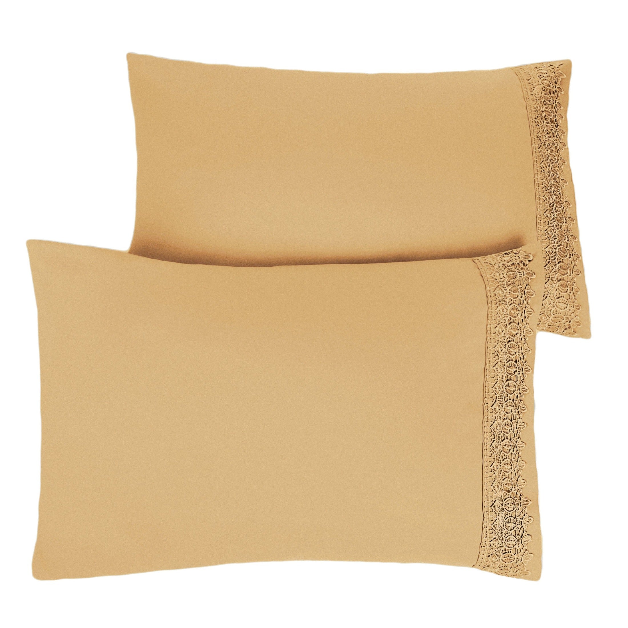 Vilano Lace Hem Pillow Cases