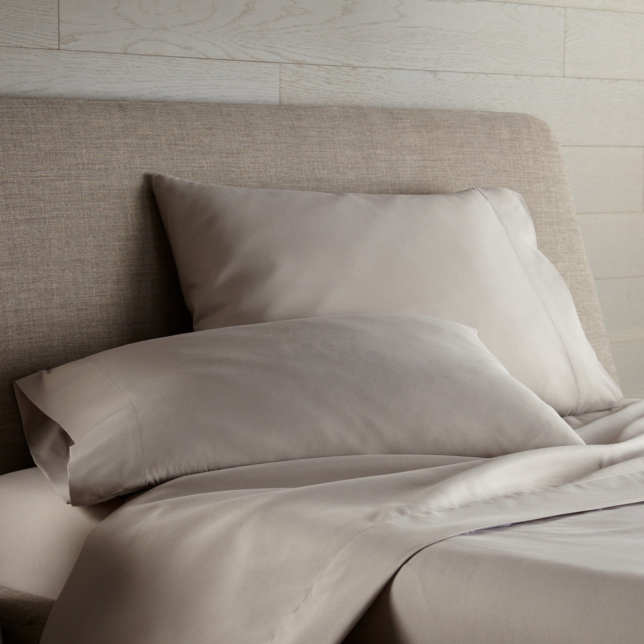 Side View of Winter Brush Pillow Cases in Warm Sand#color_winter-brush-warm-sand