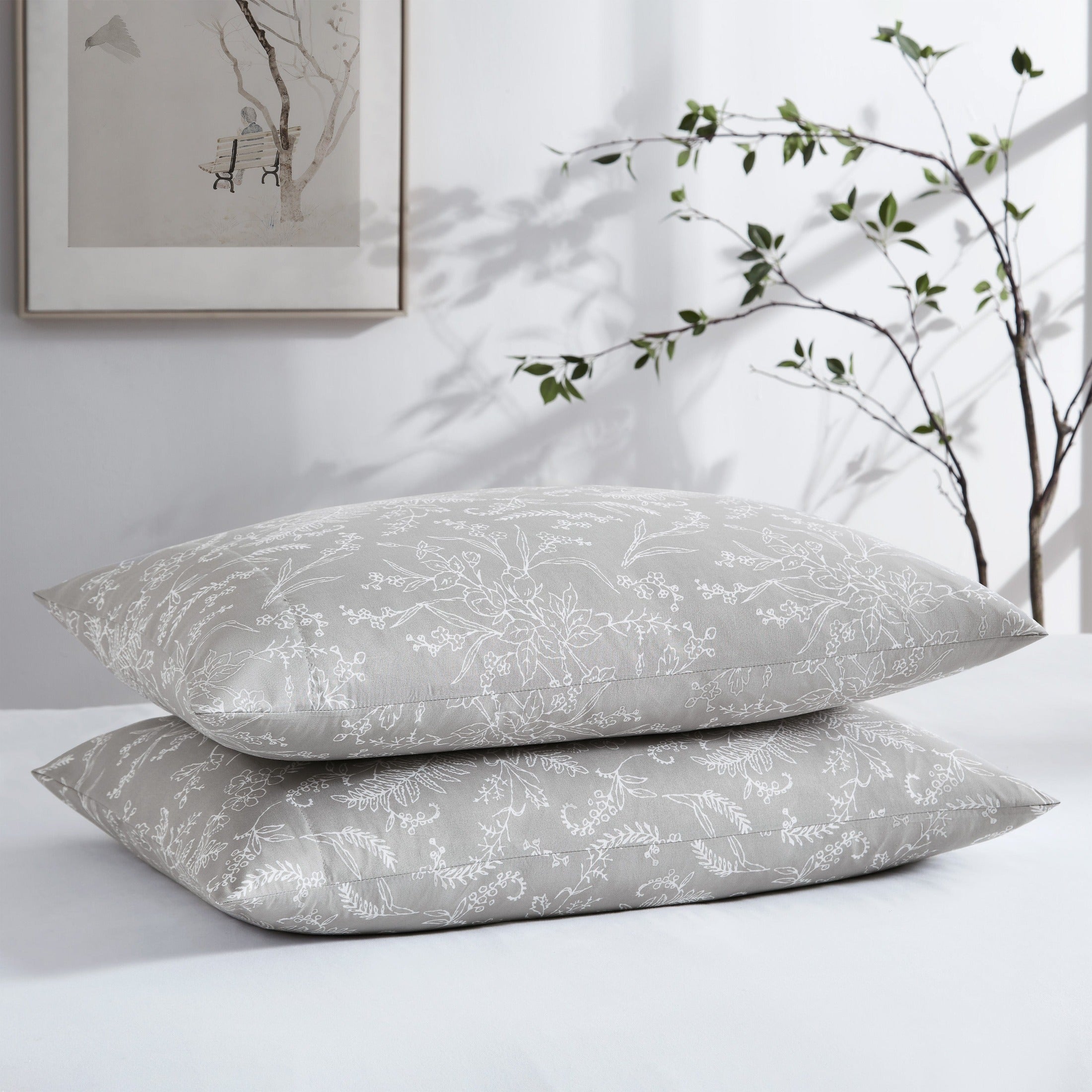 Winter Brush Pillow Cases