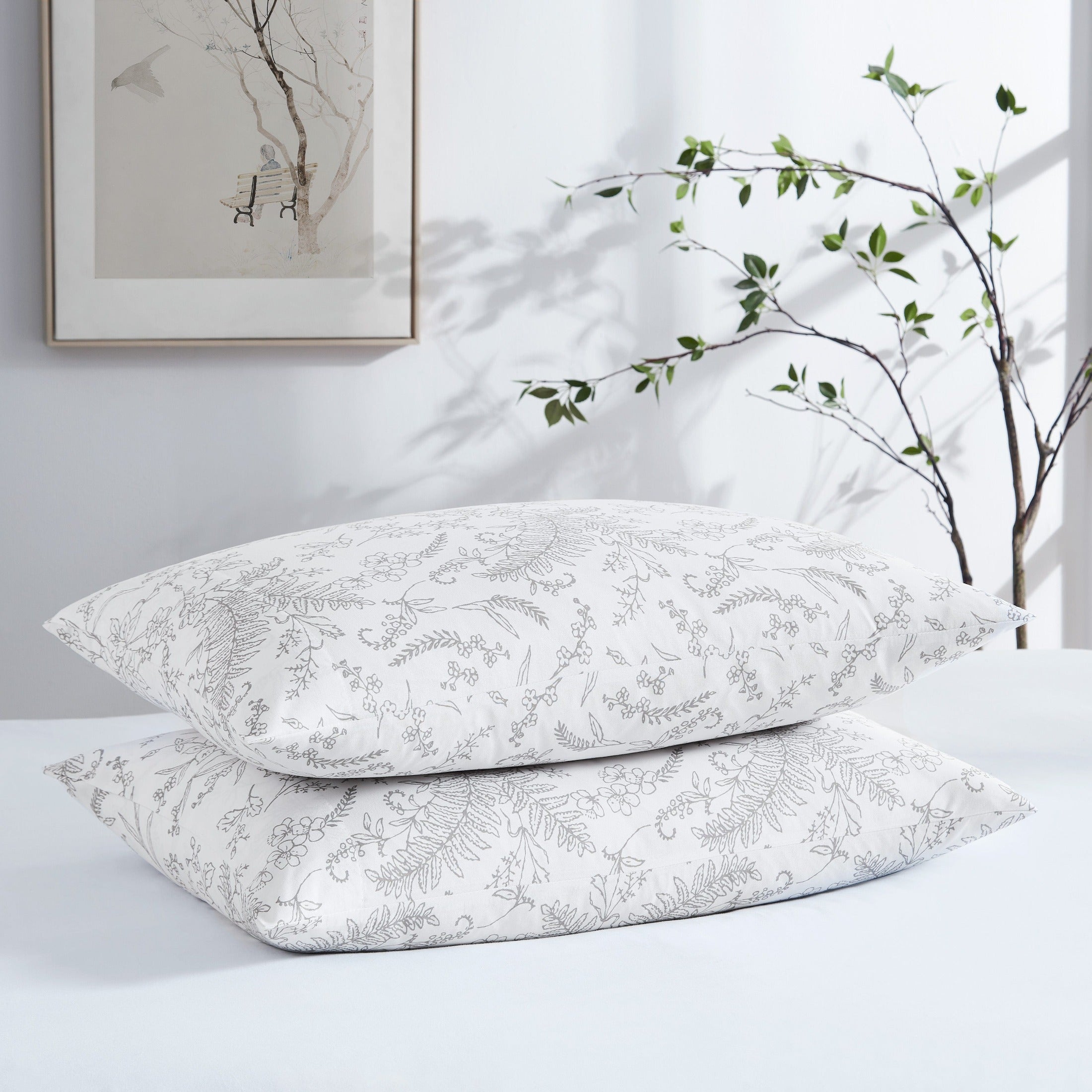 Winter Brush Pillow Cases