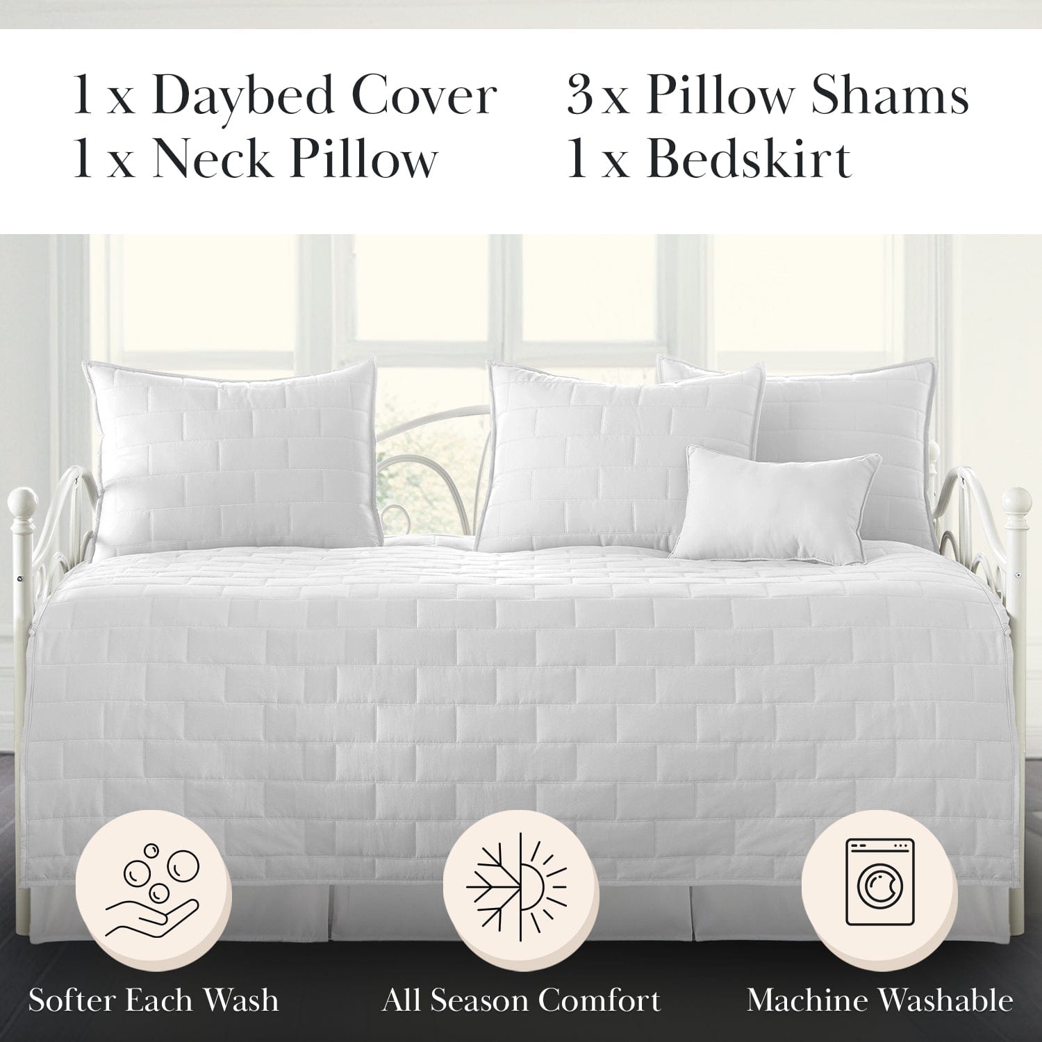 Brickyard Collection 6-Piece Daybed Set